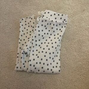Old Navy white polka dot outfit set  3T